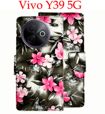 Toklot Flip Cover for Vivo Y39 5G(Black, Pack of: 1)