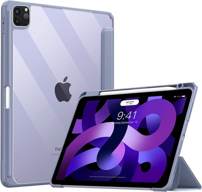 Proelite Flip Cover for Apple iPad Pro 11 inch 2022/2021 4th/3rd Gen(Purple, Hard Case, Pack of: 1)