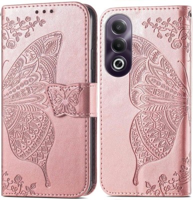 Perkie Flip Cover for OPPO K12X 5G(Pink, Dual Protection)