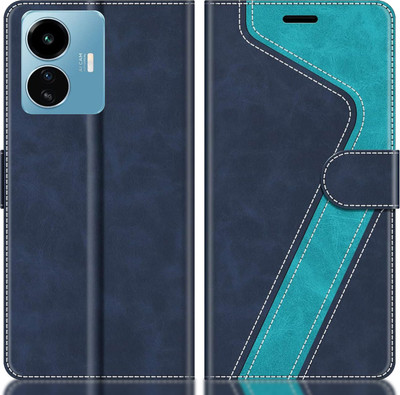 TWIGLO Flip Cover for IQOO Z6 LITE 5G(Blue, Multicolor, Dual Protection, Pack of: 1)