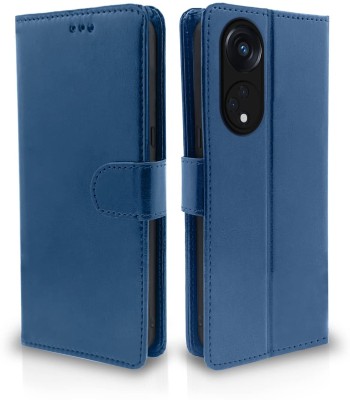 Juberous Flip Cover for Oppo A1 Pro, Oppo Reno 8T 5G(Blue, Cases with Holder, Pack of: 1)