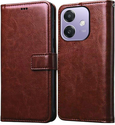 Flipkart SmartBuy Flip Cover for Oppo A3 5G, Oppo A3x 4G, Oppo A3x 5G, Brown Flip Cover(Brown, Pack of: 1)