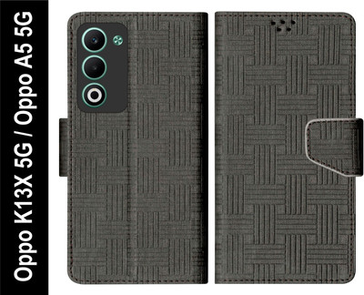 SBMS Flip Cover for Oppo K13X 5G / Oppo A5 5G(Black, Shock Proof, Pack of: 1)
