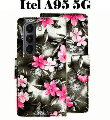 Toklot Flip Cover for Itel A95 5G(Black, Pack of: 1)