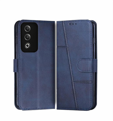 Soul Flip Cover for OPPO K12x 5G, Oppo A3 PRO 5G, Card Pockets Wallet & Stand, Wallet Style Flip Back Case Cover(Blue, Magnetic Case, Pack of: 1)
