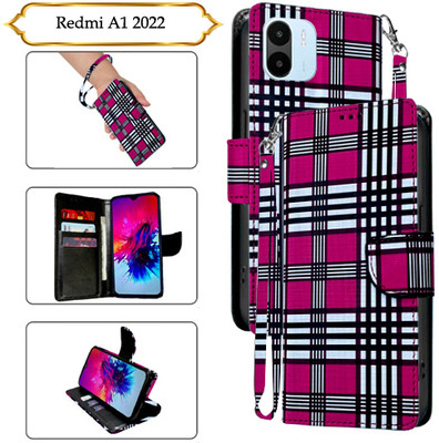 PARGO Flip Cover for Redmi A1 2022(Pink, Pack of: 1)