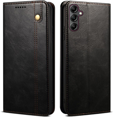 GoPerfect Flip Cover for Samsung Galaxy A14 5G |No.1 Top Trending Business Series | Wallet Back Cover(Black, Magnetic Case, Pack of: 1)