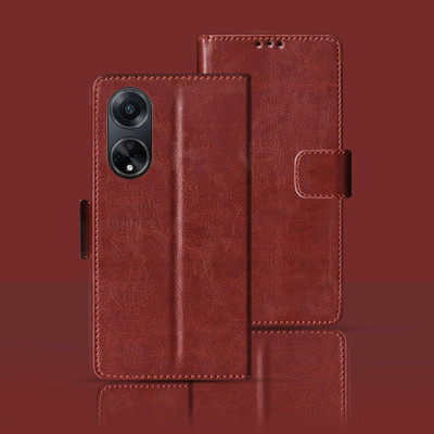 Kalua Mall Flip Cover for OPPO F23(Maroon, Pack of: 1)