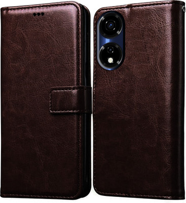 Casotec Flip Cover for Itel Color Pro 5G, Itel P55 5G(Brown, Pack of: 1)
