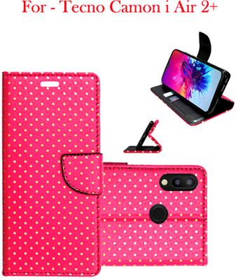 Toklot Flip Cover for Tecno Camon i Air 2+(Pink, Pack of: 1)