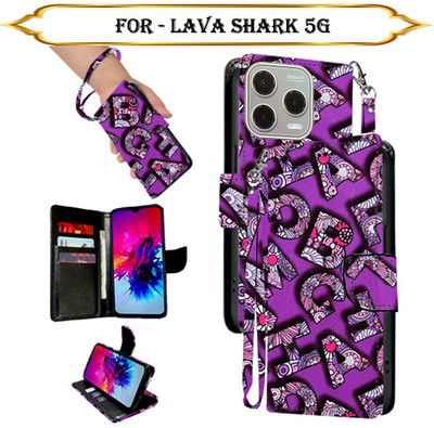 PARGO Flip Cover for Lava Shark 5G(Multicolor, Pack of: 1)