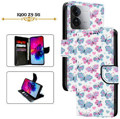 Hpa Flip Cover for iQOO Z9 5G(White, Pack of: 1)