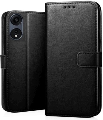 ExclusivePlus Flip Cover for Oppo A58 5G(Black, Dual Protection, Pack of: 1)
