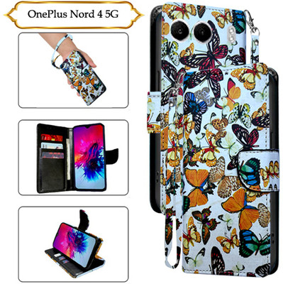 SALGO Flip Cover for OnePlus Nord 4 5G(White, Pack of: 1)