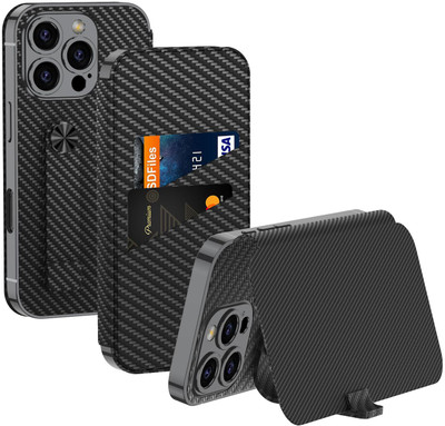 Midkart Flip Cover for iPhone 16 Pro Max Release 2024 6.9 inch Leather Cover with Card Holder Kickstand Case(Black, Dual Protection, Pack of: 1)