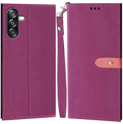 Ideogram Flip Cover for Samsung Galaxy A26 5G, Samsung Galaxy A36 5G, Samsung Galaxy A56 5G(Pink, Shock Proof, Pack of: 1)