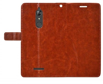 Fastship Flip Cover for Micromax Canvas Infinity HS2(Brown, Magnetic Case, Pack of: 1)