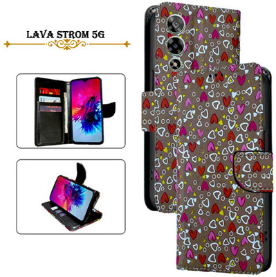 PARGO Flip Cover for Lava Strom 5G(Brown, Pack of: 1)
