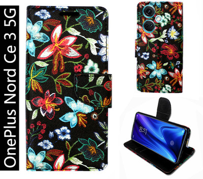 Toklot Flip Cover for OnePlus Nord Ce 3 5G(Black, Pack of: 1)
