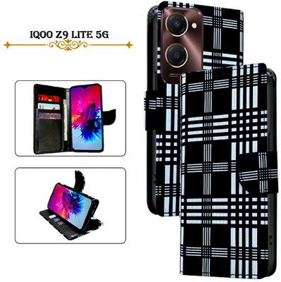 PARGO Flip Cover for IQOO Z9 Lite 5G(Black, Pack of: 1)