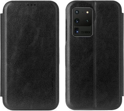 CASE CREATION Flip Cover for Samsung Galaxy M62, Samsung M62 Flip Cover Leather(Black, Magnetic Case, Pack of: 1)