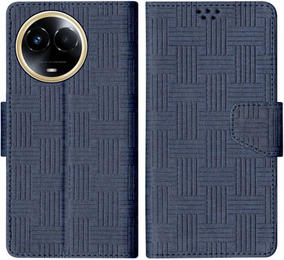 SBMS Flip Cover for Realme 11X 5G / Realme 11 5G / Realme Narzo 60X 5G / Realme C67 5G(Blue, Shock Proof, Pack of: 1)