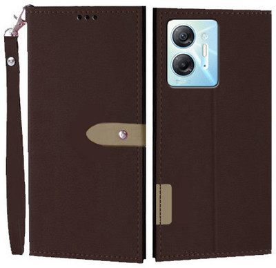 Wynhard Flip Cover for Infinix Hot 30 5G(Brown, Grip Case, Pack of: 1)