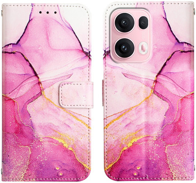 Clickcase Flip Cover for OPPO Reno 13 Pro 5G(Pink, Dual Protection)
