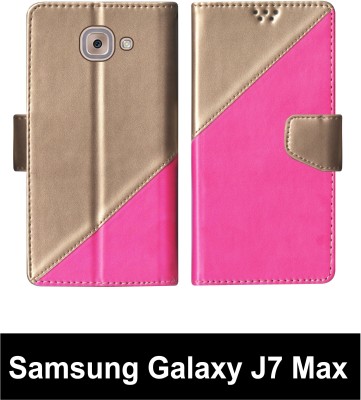 SScase Flip Cover for Samsung Galaxy J7 Max Multicolor(Pink, Shock Proof, Pack of: 1)