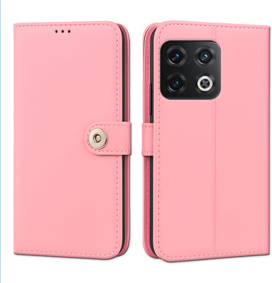 Unirock Flip Cover for OnePlus 10 Pro 5G(Pink, Dual Protection, Pack of: 1)