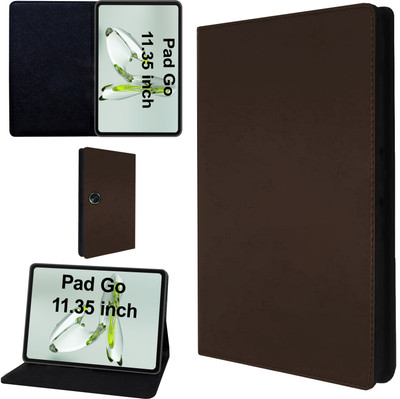 TGK Flip Cover for OnePlus Pad Go 11.35 Inch(Brown, Dual Protection, Pack of: 1)