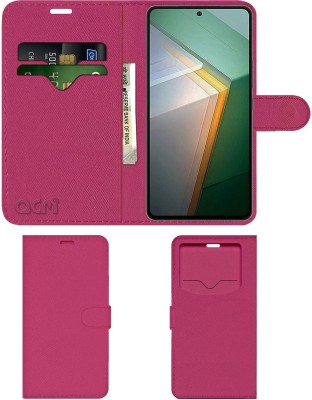 ACM Flip Cover for Vivo Iqoo 11(Pink, Cases with Holder, Pack of: 1)