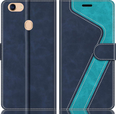 CYOR Flip Cover for Oppo F5(Blue, Multicolor, Dual Protection, Pack of: 1)