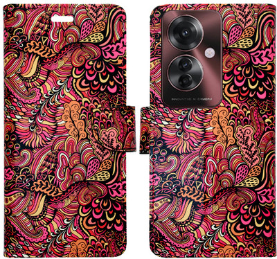 Toklot Flip Cover for Oppo F25 Pro 5G(Red, Pack of: 1)