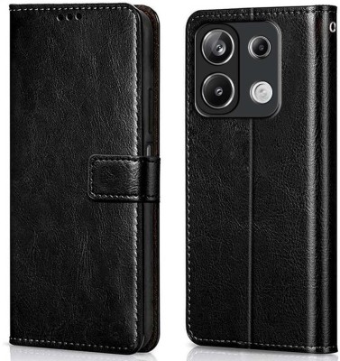 SUCH Flip Cover for Back Cover for Mi Redmi Note 13 5G (Black, Dual Protection, Pack of: 1)(Black, Cases with Holder)