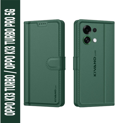 KIVANO LUXE Flip Cover for Oppo K13 Turbo 5G / Oppo K13 Turbo Pro 5G(Green, Magnetic Case, Pack of: 1)