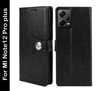 Winkel Flip Cover for Xiaomi REDMI Note 12 Pro Plus 5G(Black, Cases with Holder, Pack of: 1)