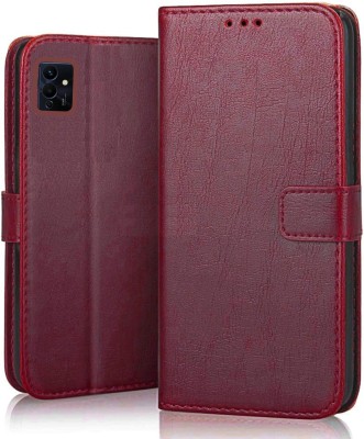 GoPerfect Flip Cover for Infinix Note 12 5G, Note 12 Pro 5G(Red, Dual Protection, Pack of: 1)