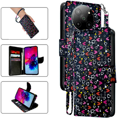 Cutemart Flip Cover for Lava Agni 2 5G(Black, Pack of: 1)