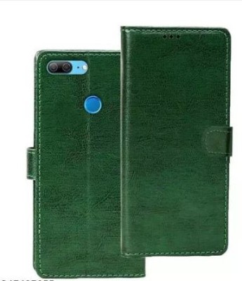 GoPerfect Flip Cover for Honor 9N(Green, Grip Case, Pack of: 1)