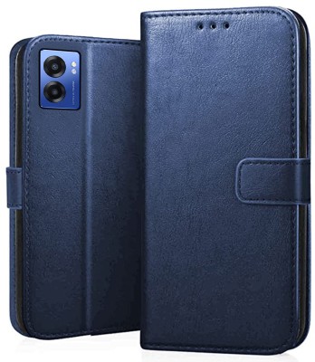 MobileMantra Flip Cover for Realme Narzo 50 5G | Leather Finish | Inside TPU with Card Pockets | Back Cover |(Blue, Shock Proof, Pack of: 1)