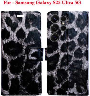 Toklot Flip Cover for Samsung Galaxy S25 Ultra 5G(Black, Pack of: 1)