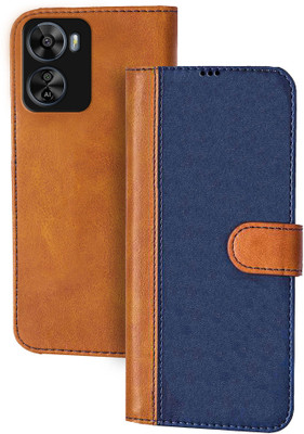Flipkart SmartBuy Flip Cover for LAVA Blaze Pro 5G(Blue, Brown, Dual Protection, Pack of: 1)