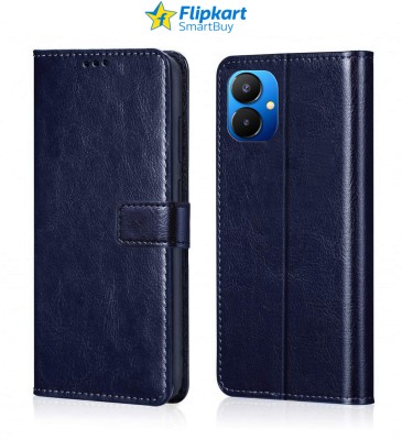 Flipkart SmartBuy Flip Cover for Tecno POVA 4(Blue, Grip Case, Pack of: 1)