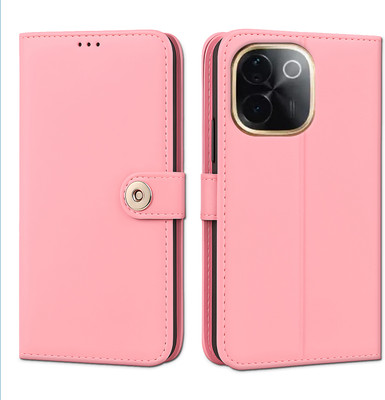 Digilett Flip Cover for IQOO Z9S PRO 5G(Pink, Dual Protection, Pack of: 1)