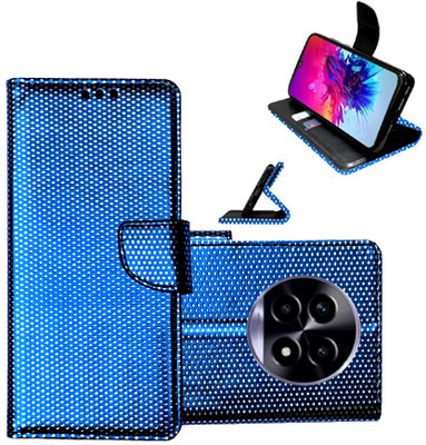 Toklot Flip Cover for Realme 13 Plus 5G(Blue, Pack of: 1)