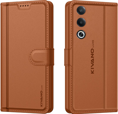 KIVANO LUXE Flip Cover for Oppo K12x 5G / Oppo A3 Pro 5G(Brown, Magnetic Case, Pack of: 1)