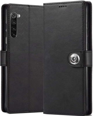 ExclusivePlus Front & Back Case for Mi Redmi Note 8 | Premium Imported Business Series Wallet Flip Back Cover(Black, Dual Protection, Pack of: 1)