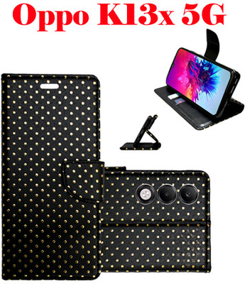 Shanno Enterprises Flip Cover for OPPO K13x 5G(Black, Pack of: 1)