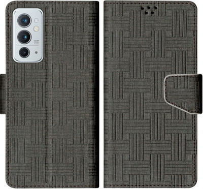 SBMS Flip Cover for OnePlus 9RT 5G(Black, Shock Proof, Pack of: 1)